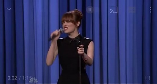Praise the original lip sync battle at the tonight show with @jimmyfallon intro. epic lip sync talent by @emmastoneofficial #lipsyncbattle #emmastone