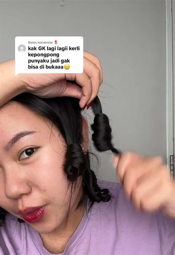 Tutorial Curly Rambut Kepompong Tanpa Catokan