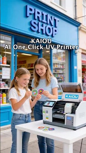Print stickers and photos instantly with this desktop printer #printing #kaiouprinter