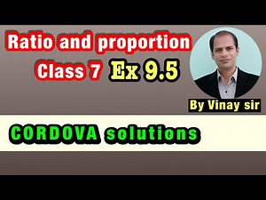 class 7 exercise 9.5 | inverse proportion | class 7 maths chapter 9 | cordova solution of class 7 |