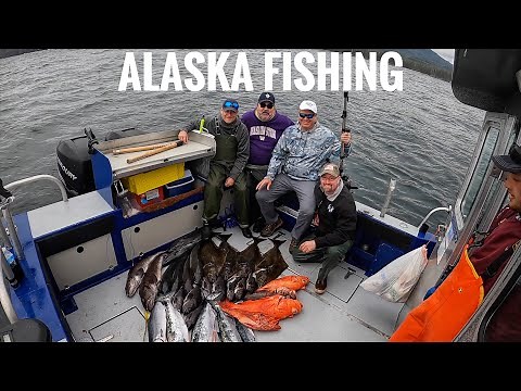 Catching King salmon, Halibut, Lingcod & Black cod in Sitka, Alaska | *Sitka Charter Fishing*