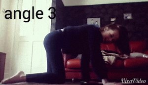 cat cow pose from all angles