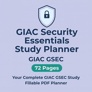 GIAC Security Essentials Exam GSEC Certification Study Planner Exam Prep PDF Planner Digital Download Instant Access - Etsy UK