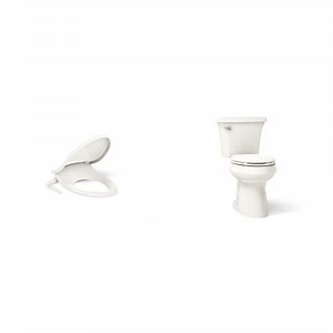KOHLER Purewash M250 Bidet Seat for Elongated Toilets and Highline Arc 12 in. Toilet with Soft Close Seat, Biscuit - The Home Depot