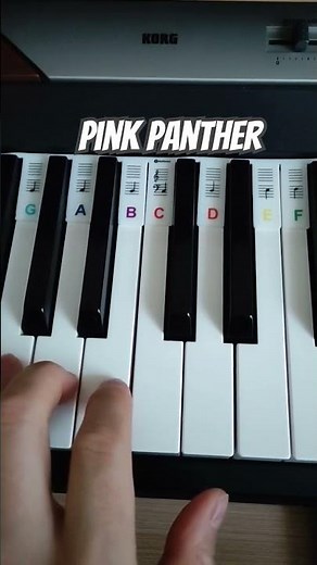 Pink Panther - Easy Piano Tutorial 🎹