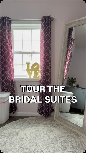 Take a tour of our bridal suites! #indyweddings #hiddenbrookacres #weddingvenue #bridetobe26 | Hidden Brook Acres