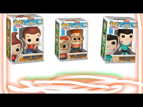 jimmy neutron funko Pops full set review!