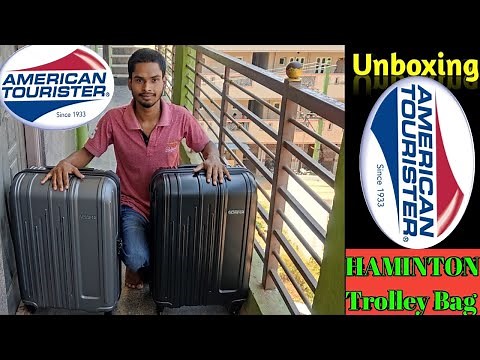 American Tourister Hamilton trolly Bag Unboxing