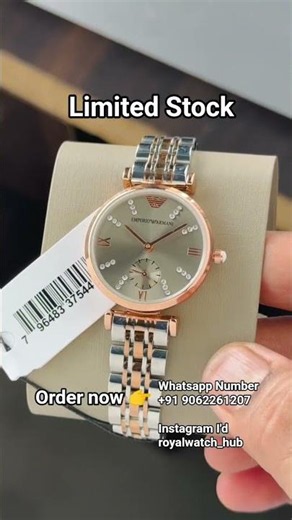 ⌚ Emporio Armani Watch Review | Timeless Style & Luxury #EmporioArmani #ArmaniWatch #LuxuryWatch