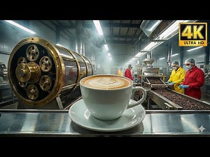 How Instant Coffee Is Made Inside a Modern Factory – The Full Process You’ve Never Seen Before!