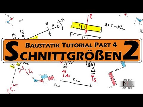 Baustatik 1 Tutorial E04 - Schnittgrößen 2