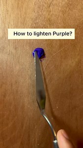 Violet is easily “killed” by pure white because Titanium is too cool and opaque. It turns a royal purple into a dull, milky pastel. To keep that rich glow, use Permanent Rose to lift the color. Adding a touch of my “Lead White” mix (Yellow Ochre Titanium White) keeps the temperature warm and prevents that chalky “lavender” look. It’s the difference between a flat color and one that actually pops. 💜 #mixingcolors🎨 | Malcom Muronda