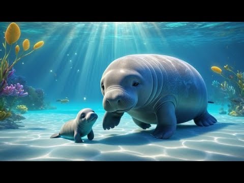Placid Manatees Go Float Float Float | English Nursery Rhyme | Kids Songs | Baby Music