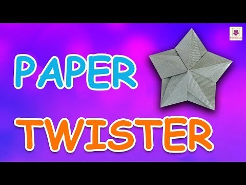 Learn How To Make Twister Using Paper | Origami For Kids | Periwinkle