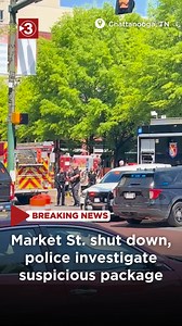 TRAFFIC ALERT: Market St. is shut down and nearby businesses are on lockdown while police investigate a suspicious package found by a construction worker. | Local 3 News