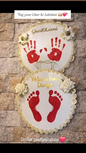 Har Ghar Ki Lakshmi Ka Pehla Kadam ❤️ Customized Grih Pravesh Welcome Frame | Bridal Entry Ideas