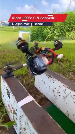 0-200'e 0,5 saniyede ulaşan Yarış Drone'u