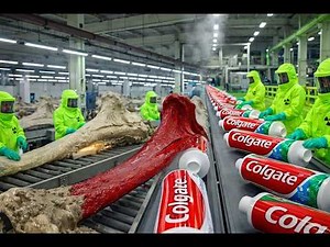 Inside the Toothpaste Factory — From Animal Bones to Toothpaste | Full Process