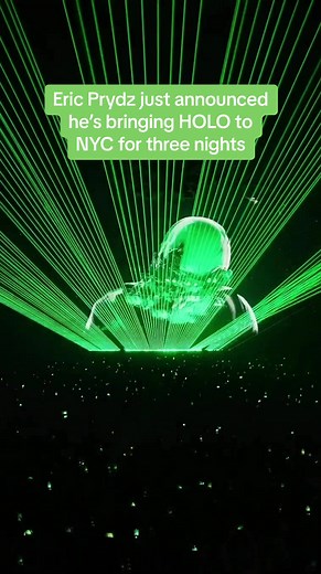 Three nights of Eric Prydz - HOLO in NYC at the Brooklyn Warehouse. November 22, 24 and 25 #ericprydz #holo