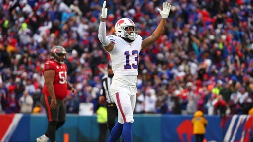 After year away from Buffalo and injury adversity, Gabe Davis back to feeling at home on the field in a Bills uniform
