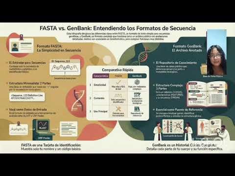 “FASTA vs GenBank: formatos esenciales en el análisis de secuencias”