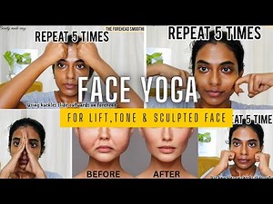 5-Minute Face Yoga Routine for a Sculpted & Lifted face