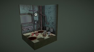Saw Bathroom - 3D model by ferocestefano