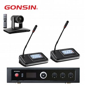 [Hot Item] Wireless Conference Room Video Systems Mic Video Conference Video Conferencing System with Microphone Auto Tracking Camera