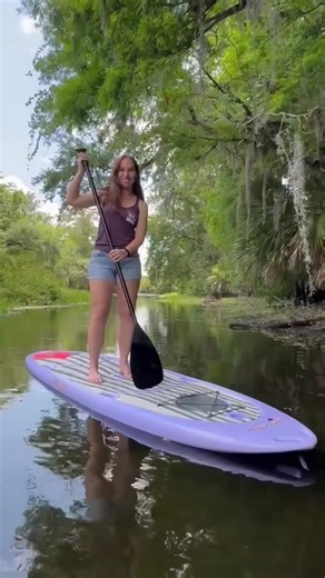 Trying out the new board that we got from @easyeddypaddleboards to help with animal rescue! #paddleboard #wildlife #fyp #swampgirl #turtle #reptile #swamp