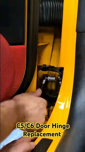Corvette door hinge replacement. Part 2. Removal.