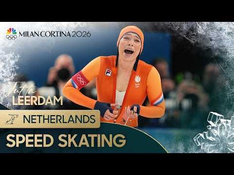 Jutta Leerdam BLASTS through women's 1000m for Olympic record | Winter Olympics 2026 | NBC Sports