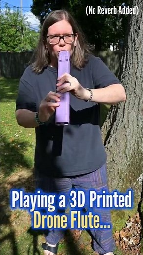 Playing a 3D Printed Drone Flute... in MAJOR SCALE?! 🤯 (I AM SOUND x JOHN PATTERN)