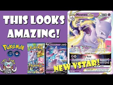 Mewtwo VSTAR Looks AWESOME! 1st Pokémon GO VSTAR! (Pokémon TCG News)