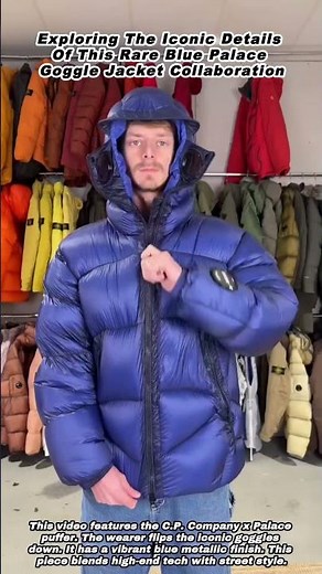 Exploring The Iconic Details Of This Rare Blue Palace Goggle Jacket Collaboration