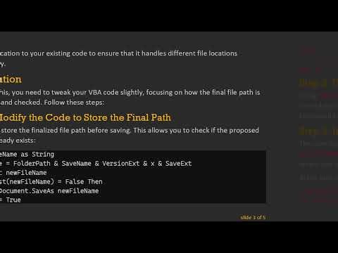 How to Save and Rename Files in CorelDRAW using VBA