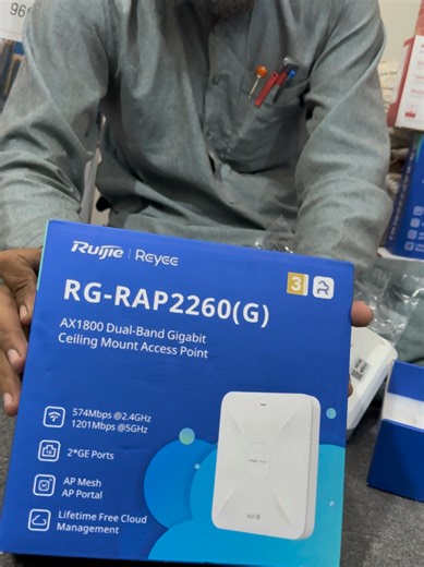 ​Ab chalega Internet Rocket ki speed se! 🌐 Ruijie Reyee AX1800 Review ​#RuijieReyee #RGRAP2260G #WiFi6 #AccessPoint #Networking
