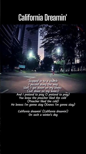 Easy English Karaoke | California Dreamin' (2) – Sing & Learn English