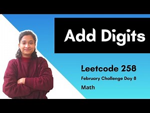 Add Digits | Leetcode 258 | Math