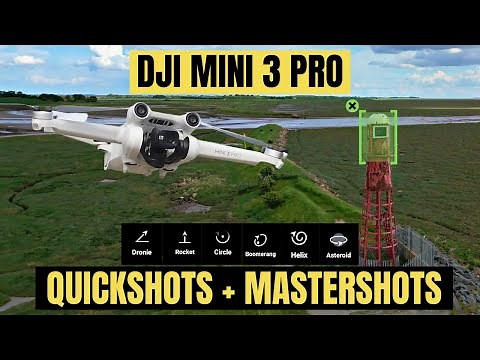 Create EPIC DJI Mini 3 PRO Video With Quickshots + Mastershots Tutorial
