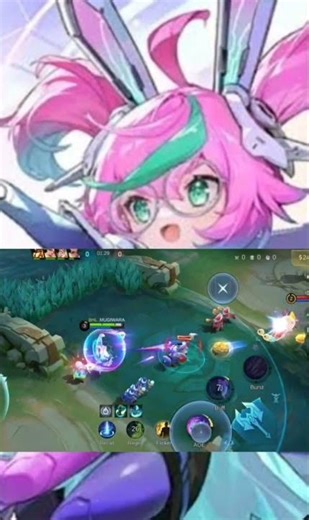 Chang e vs SpongeBob😂 #mobilelegends #mlbb #mlbbcreatorcamp