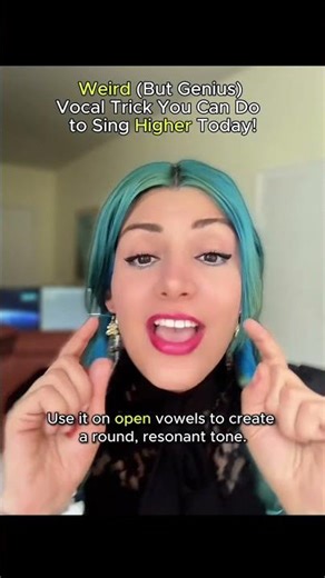 Weird But Genius Vocal Trick You Can Do to Sing Higher Today🤩Visual Guide on a Free Powerful Belt!