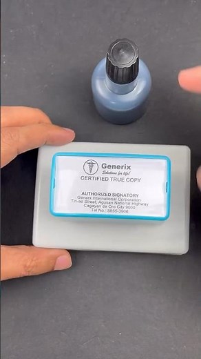 Learn how to easily refill your pre-inked stamp with this step-by-step guide. #StampingTips #Howto