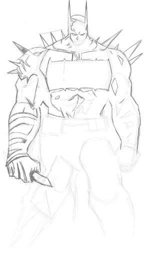 Absolute batman animation Wip #batman #procreate #animation #art #dc #comics