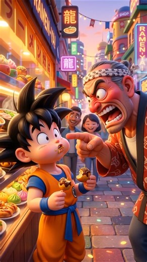 goku aprontando denovo🤣🧡 #cartoon #toon #animacao #desenho #goku