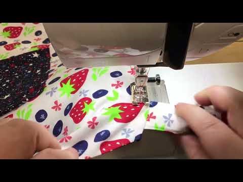 Sewing an Apron - Topstitching 12
