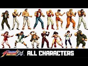 KOF 94 all Characters, team and stages