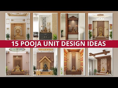 Latest Pooja Room Interior Design 2025 | Pooja Room Designs for Home | Pooja Room DesignCafe