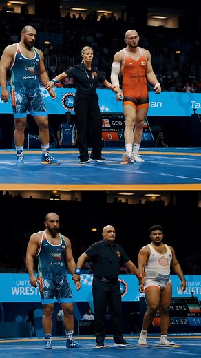 Iran’s heavyweight star Amir Zare 🇮🇷 is heading into the semifinals on a 21-0 streak without giving up a single point 🔥👏 | United World Wrestling