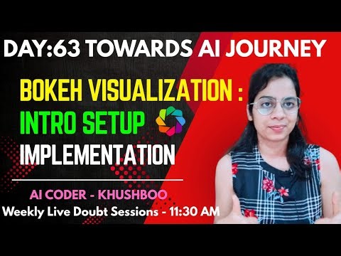 Day 63: Python BOKEH Introduction, Installation & Implementation - Step By Step |Complete AI Journey