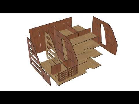 Desk Organiser - Laser Cut Design - 3mm - Digital Download SVG File - Design No. DO-20251111